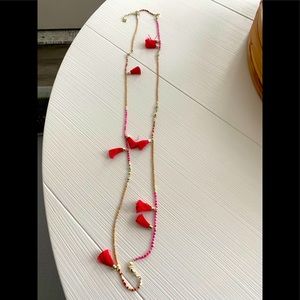 Kendra Scott bead and tassel necklace